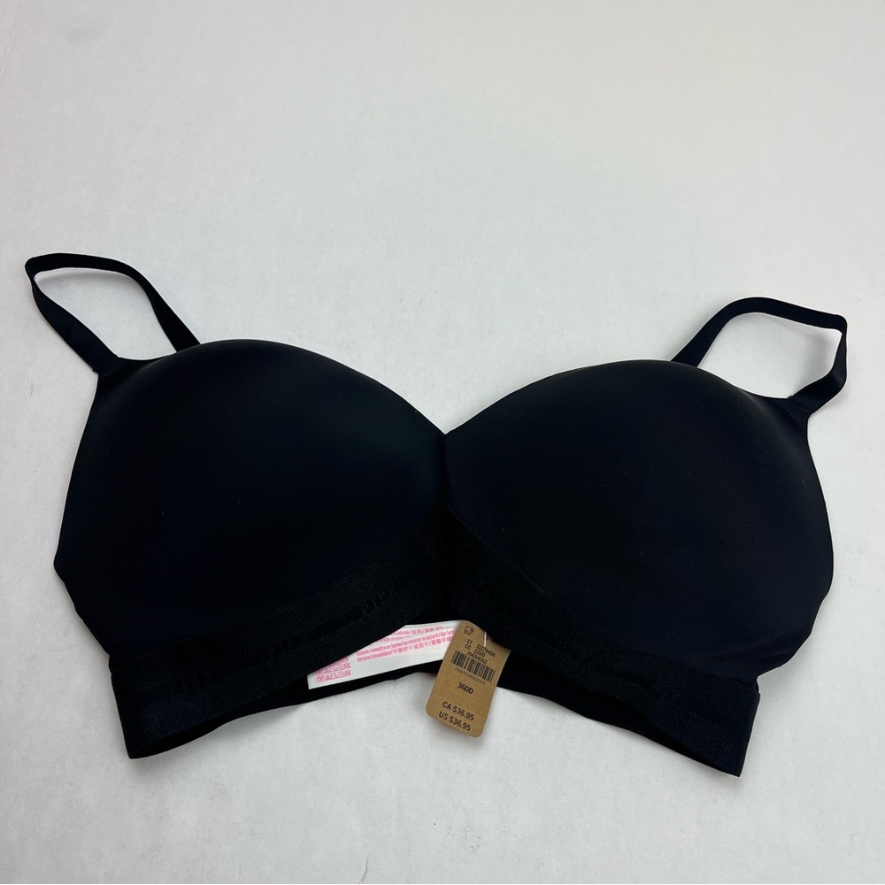 PINK Victoria’s Secret Black Bra Womens Size 36DD Style# 839038 - QB4 NEW‎